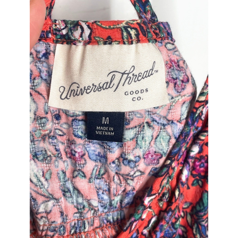 Universal Thread Women's Floral Maxi Strappy Sundress Sz M Cottagecore Boho - Picture 8 of 10